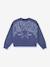 Boxy relaxed sweater voor meisjes marineblauw - vertbaudet enfant 