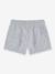 Meisjesshort met elastische taille grijs - vertbaudet enfant 
