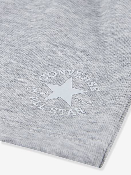 Meisjesshort met elastische taille grijs - vertbaudet enfant 