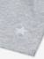 Meisjesshort met elastische taille grijs - vertbaudet enfant 