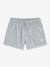 Meisjesshort met elastische taille grijs - vertbaudet enfant 