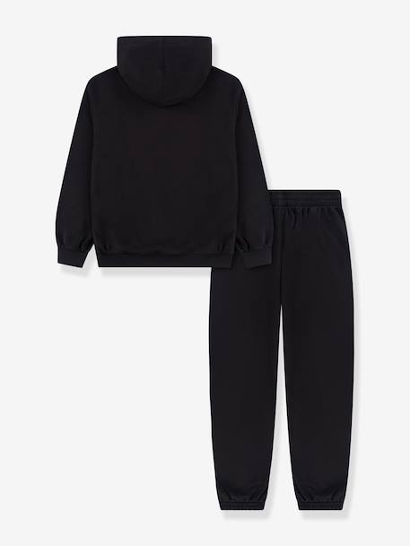 Set sweater met capuchon broek zwart - vertbaudet enfant 