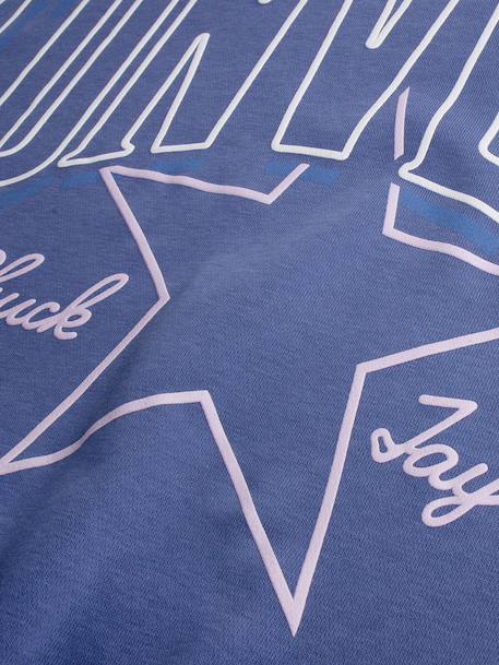 Boxy relaxed sweater voor meisjes marineblauw - vertbaudet enfant 