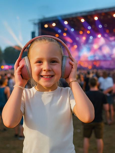Geluidsreducerende hoofdtelefoon rozen - vertbaudet enfant 