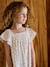 Jurk voor meisjes met smockwerk en bloemenprint roze (poederkleur)+vanille - vertbaudet enfant 