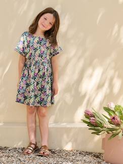 -Jurk voor meisjes met bloemenprint