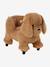 Houten dier op wielen FSCÂ® bruin+chocoladebruin+rozen+wit - vertbaudet enfant 