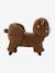 Houten dier op wielen FSCÂ® bruin+chocoladebruin+rozen+wit - vertbaudet enfant 