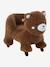 Houten dier op wielen FSCÂ® bruin+chocoladebruin+rozen+wit - vertbaudet enfant 
