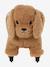 Houten dier op wielen FSCÂ® bruin+chocoladebruin+rozen+wit - vertbaudet enfant 