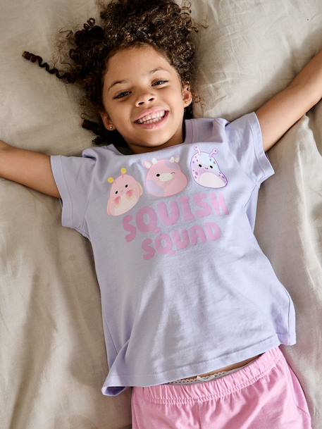 Pyjamashort meisjes SQUISHMALLOWS lavendel - vertbaudet enfant 