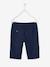 Jongensbermuda van katoen/linnen beige+blauw+donker marineblauw+lichtbeige+saliegroen - vertbaudet enfant 
