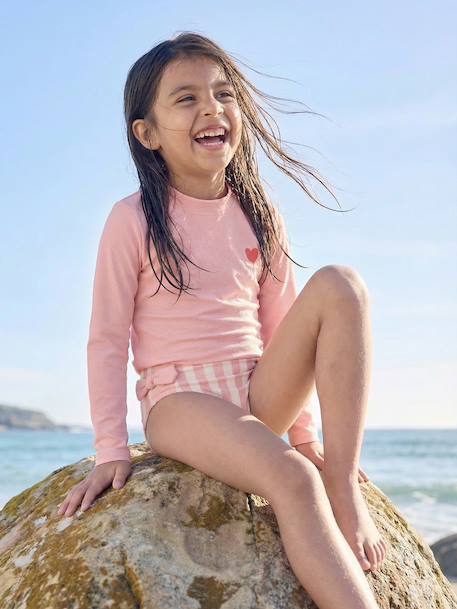 Anti-UV bikini rozen - vertbaudet enfant 