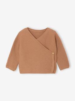 -Brassière vest baby van wol en katoen