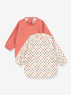 -Set van 2 slabbetjes met mouwen