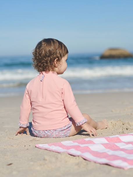 Anti-UV bikini lichtroze - vertbaudet enfant 