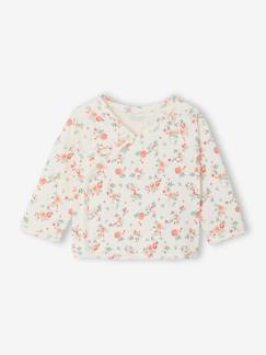 -Newborn wikkelshirt met lange mouwen