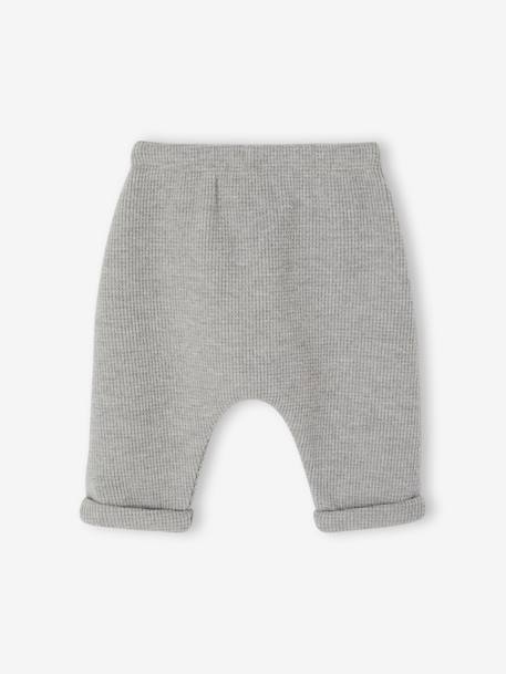 Newborn broek jongen gemêleerd grijs - vertbaudet enfant 