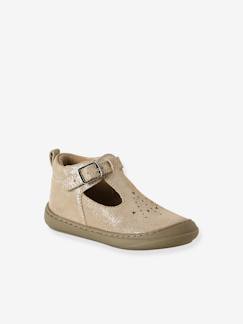 -Zacht lederen sandalen voor baby's die kruipen