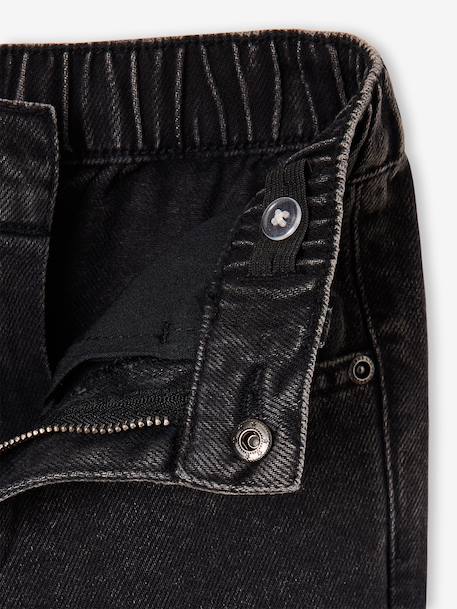 Loose jeans voor jongens zwart - vertbaudet enfant 