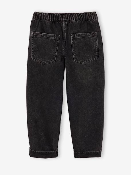 Loose jeans voor jongens zwart - vertbaudet enfant 
