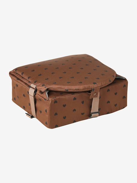 Stoelverhoger beige, bedrukt+ecru+Grijs+grijsblauw+hazelnoot+hazelnoot+lichtroze+meerkleurig+wit, bedrukt+wit, gestreept - vertbaudet enfant 