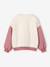 Sweater met colourblock voor meisjes oudroze - vertbaudet enfant 