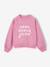 Meisjessweater met print zachtpaars - vertbaudet enfant 