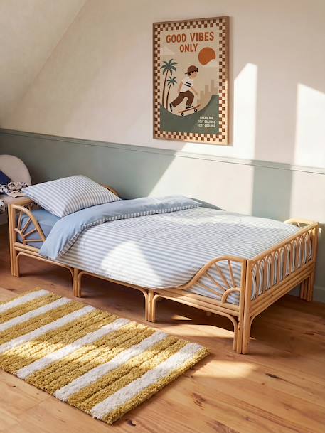 Kinderbed rotan Soleil hout - vertbaudet enfant 