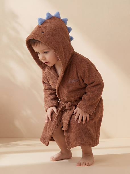 Kamerjas vermomming kind Dinosaurus personaliseerbaar BLAUW+kameel - vertbaudet enfant 