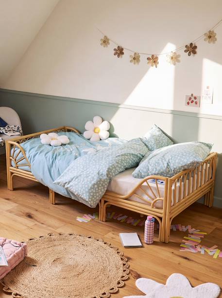 Kinderbed rotan Soleil hout - vertbaudet enfant 