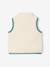 Mouwloos vestje baby in sherpa ecru+taupe - vertbaudet enfant 