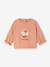 Sweatshirt voor babymeisjes met lange mouwen abrikoos - vertbaudet enfant 