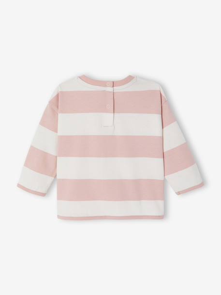 Baby T-shirt met lange mouwen roze (poederkleur) - vertbaudet enfant 