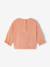 Sweatshirt voor babymeisjes met lange mouwen abrikoos - vertbaudet enfant 