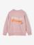 Sweater met ronde hals voor jongens lichtroze - vertbaudet enfant 