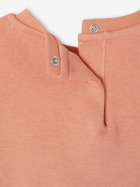 Sweatshirt voor babymeisjes met lange mouwen abrikoos - vertbaudet enfant 
