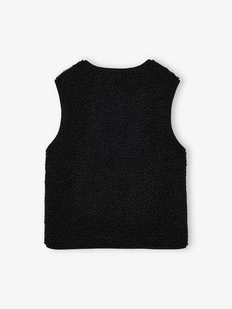 Mouwloos vest chocoladebruin+zandbeige+zwart - vertbaudet enfant 