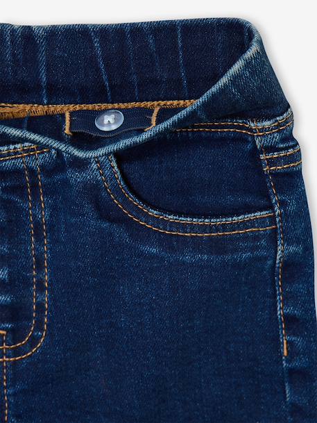 Jeans tregging voor meisjes donkerblauw+gebleekt denim+middenblauw - vertbaudet enfant 