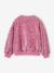 Sweater met pailletten voor meisjes turquoiseblauw+zachtpaars - vertbaudet enfant 