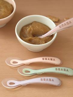 -Set van 4 lepeltjes 2ème âge BEABA Soft zonder BPA