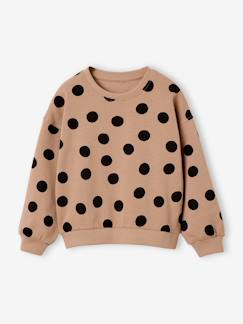 -Meisjessweater met ronde hals
