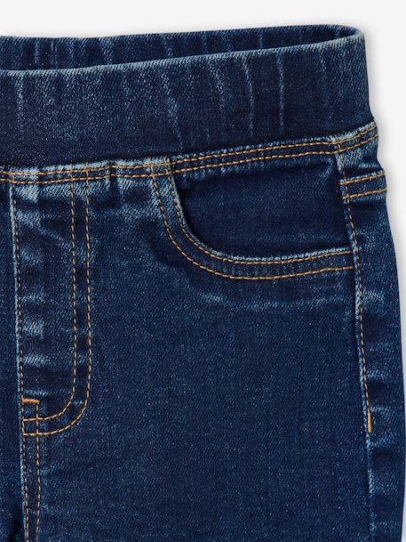 Jeans tregging voor meisjes donkerblauw+gebleekt denim+middenblauw - vertbaudet enfant 