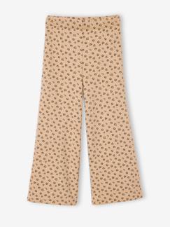 Meisje-Broek-Wijde fleece legging voor meisjes