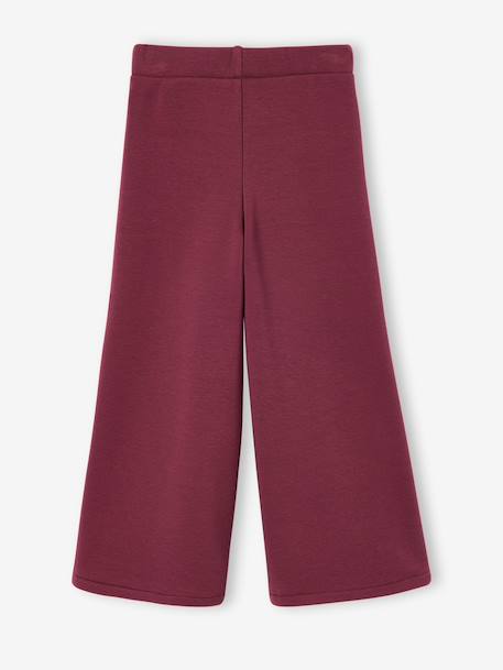 Gevoerde wijde legging van fleece voor meisjes marineblauw+pruim+smaragdgroen - vertbaudet enfant 