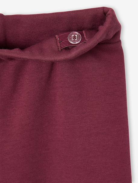 Gevoerde wijde legging van fleece voor meisjes marineblauw+pruim+smaragdgroen - vertbaudet enfant 