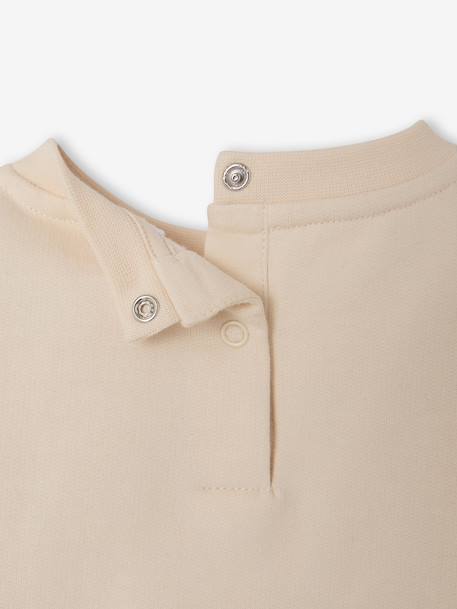 2-in-1 babyjurk met lange mouwen vanille - vertbaudet enfant 