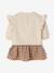 2-in-1 babyjurk met lange mouwen vanille - vertbaudet enfant 