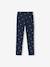 Bedrukte legging voor meisjes amandelgroen+blauw+blauwgroen+groen, bedrukt+inktblauw+roze, bedrukt+zachtpaars - vertbaudet enfant 