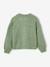 Gebreid meisjesvest met lange mouwen ecru+lavendel+saliegroen - vertbaudet enfant 